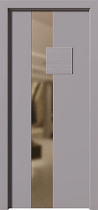 Взломостойкие эмалированная стальная дверь Trend 254200 со стеклом в Химках