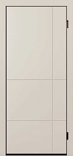 Недорогая одностворчатая дверь Penta 197555 с фрезеровкой в Химках