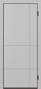 Эмалированная светлая металлическая дверь Penta 197500 МДФ в Химках