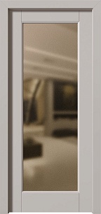 Недорогая одностворчатая металлическая дверь Penta 198845 с зеркалом в Химках