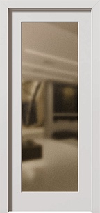 Недорогая одностворчатая железная дверь Trend 198852 с зеркалом в Химках