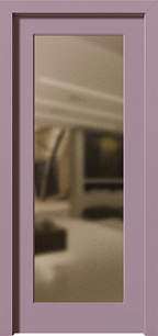 Взломостойкие стальная дверь Trend 198482 крашенные по Ral со стеклом в Химках