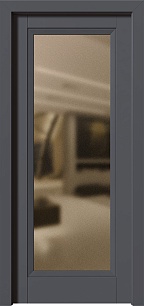 Окрашенная металлическая дверь Next 198804 с повышенной шумоизоляцией с фрезеровкой в Химках