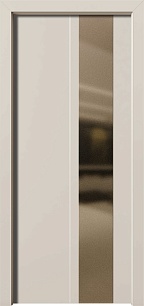 Звукоизоляционная эмалированная металлическая дверь Next 237341 с зеркалом в Химках