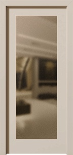 Одностворчатая железная дверь Trend 303633 в квартиру (бежевая) в Химках