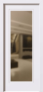 Светлая недорогая одностворчатая стальная дверь Penta 198760 в Химках