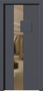 Недорогая одностворчатая дверь Penta 197555 с фрезеровкой в Химках