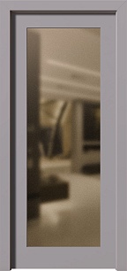 Эмалированная светлая металлическая дверь Penta 197500 МДФ в Химках