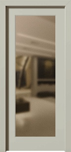 Одностворчатая звукоизоляционная металлическая дверь Next 198824 с фрезеровкой в Химках