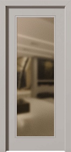 Светлая недорогая железная дверь Penta 198620 в многоквартирный дом в Химках