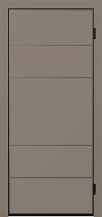 Звукоизоляционная эмалированная металлическая дверь Next 237341 с зеркалом в Химках