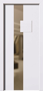 Недорогая одностворчатая железная дверь Next 198929 с фрезеровкой в Химках