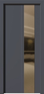 Звукоизоляционная окрашенная входная дверь Next 198104 с зеркалом в Химках